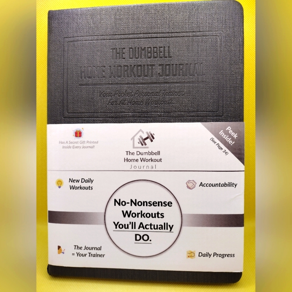 Habit Nest ~ The DUMBBELL Home Workout Journal